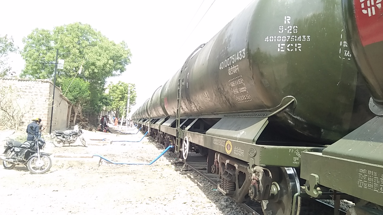 Water train flagged off from jodhpur to Pali