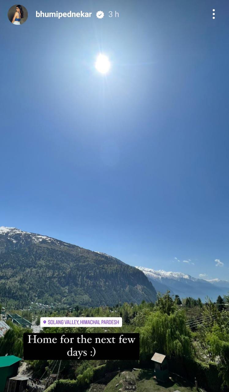 Bhumi Pednekar reached Manali