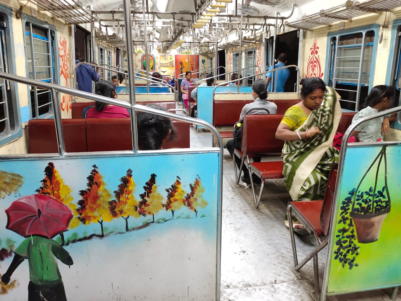 Local Trains Painting