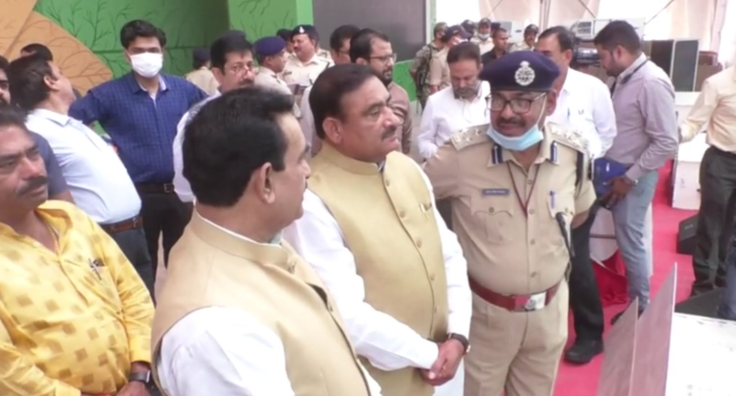 narottam mishra visit jamburi maidan