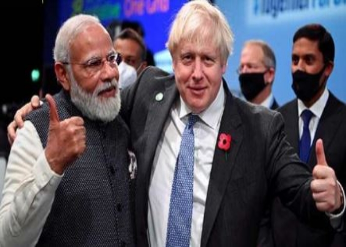 UK PM boris johnson visit to india