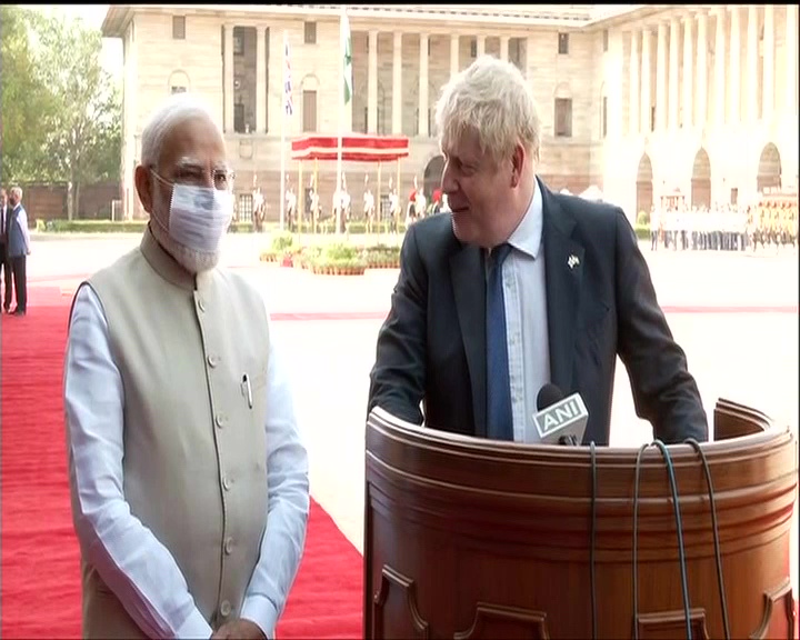 Boris Johnson Modi Meeting