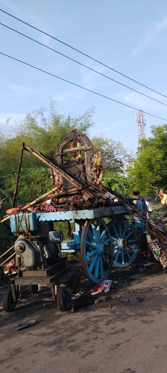 விபத்துக்குள்ளான அப்பர் கோயில் தேர்