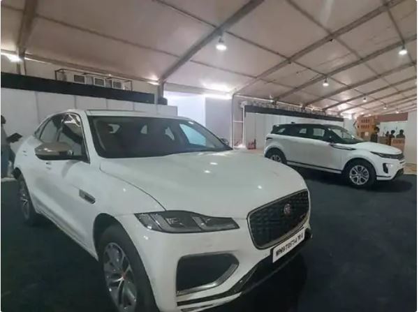 auto show showcasing expensive cars