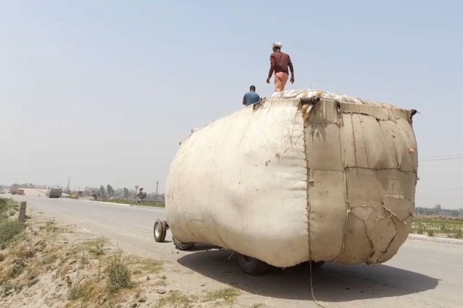 Police guard on fodder in Haryana