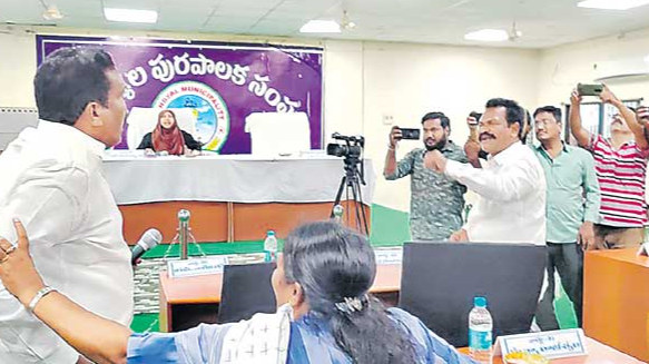 Councellors disputes at chirala and nandyal district