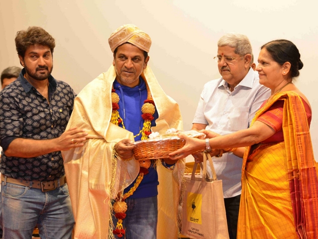 Shivaraj Kumar was felicitated at the event.