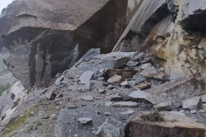 Landslide in Kinnaur