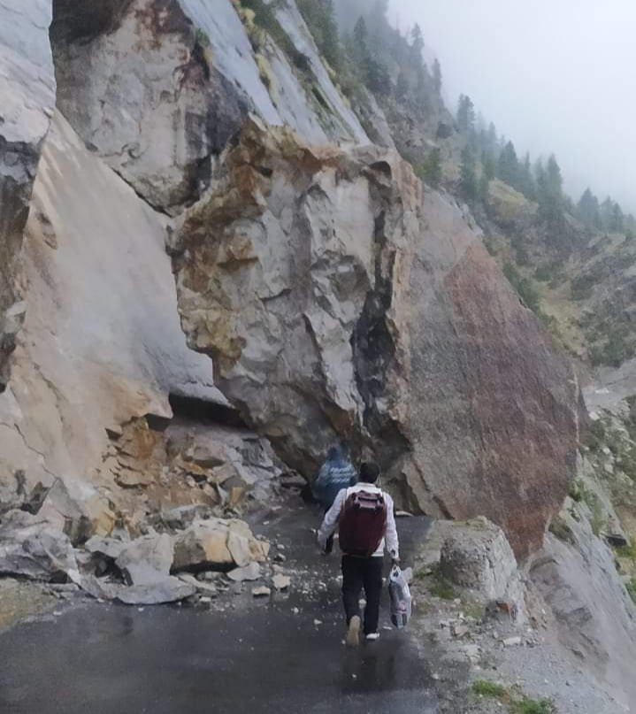 Landslide in Kinnaur