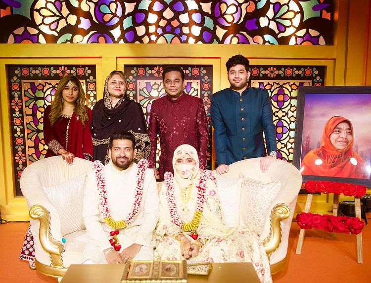 ar rahman daughter khatija marriage  khatija rahman marriage  khtija rahman marriage pictures  khatija rahman Riyasdeen Shaik Mohamad marriage  AR Rahman daughter Khatija married to Riyasdeen Shaik Mohamed  Khatija ties the knot with audio engineer Riyasdeen Shaik Mohamed  എ.ആർ റഹ്മാന്‍റെ മകൾ ഖതീജ വിവാഹിതയായി  എആർ റഹ്മാൻ മകൾ ഖതീജ വിവാഹം  ഖതീജ റിയാസ്‌ദീൻ ഷെയ്‌ഖ് മുഹമ്മദ് വിവാഹം  ഗായിക ഖതീജ വിവാഹം