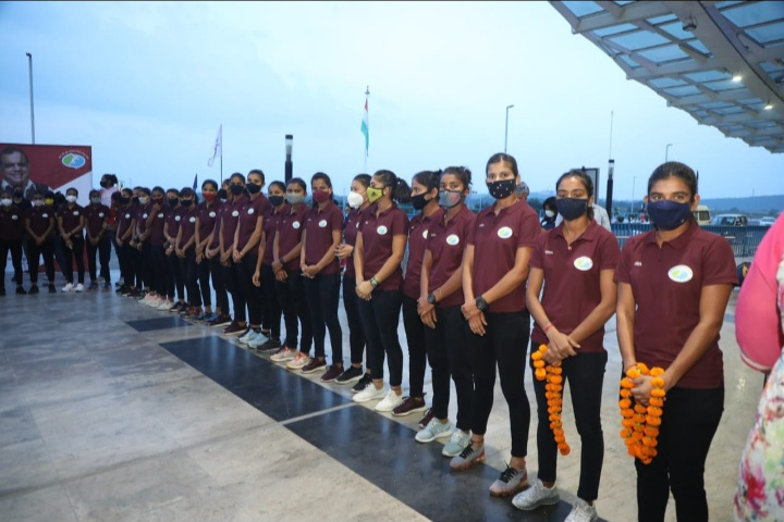 MP: Bhopal: 12th Hockey India Senior Women National Championship 2022 starts in Bhopal today. 27 teams all over India are participating in the Championship.