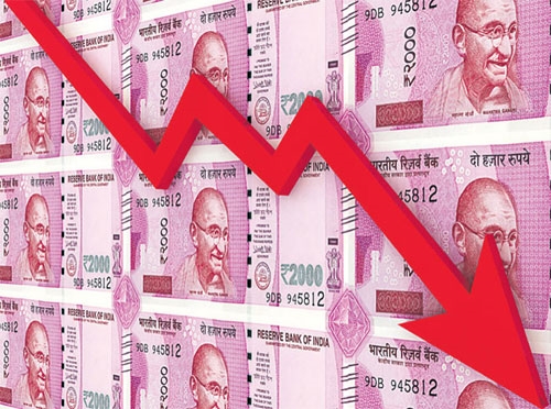 indian rupee value decreasing