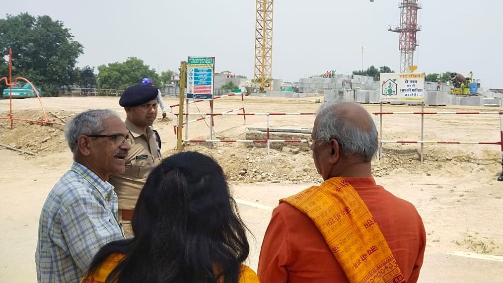 हिमाचल के राज्यपाल राजेंद्र विश्वनाथ आर्लेकर ने राम मंदिर निर्माण स्थल का दौरा किया