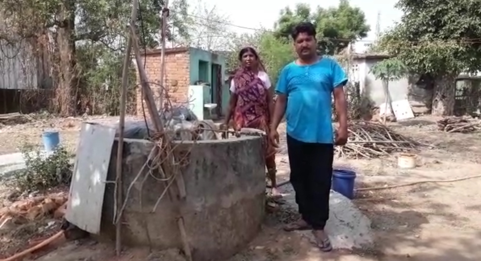 Struggling for water in scorching heat