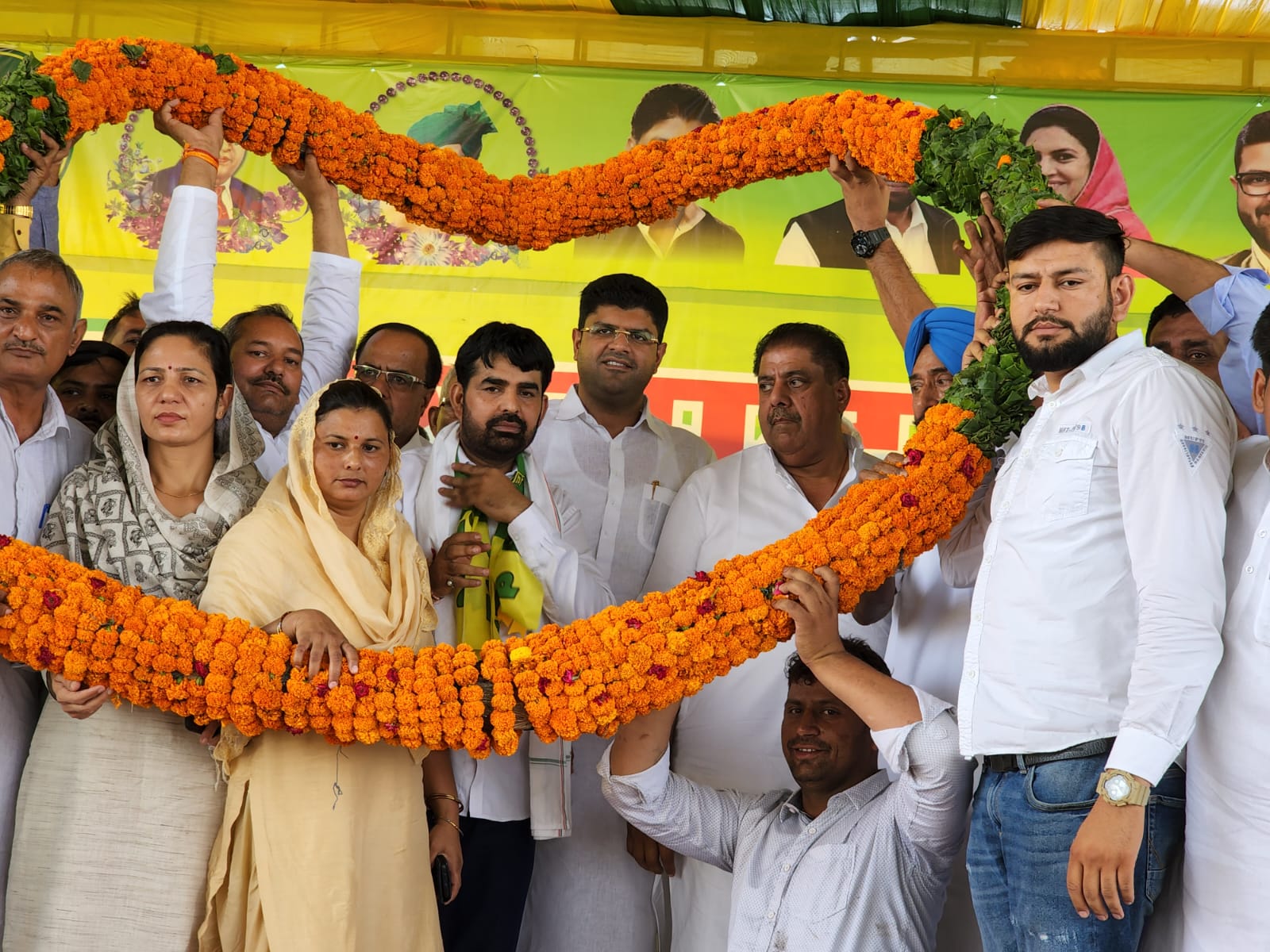 jannayak janata party rally in sonipat