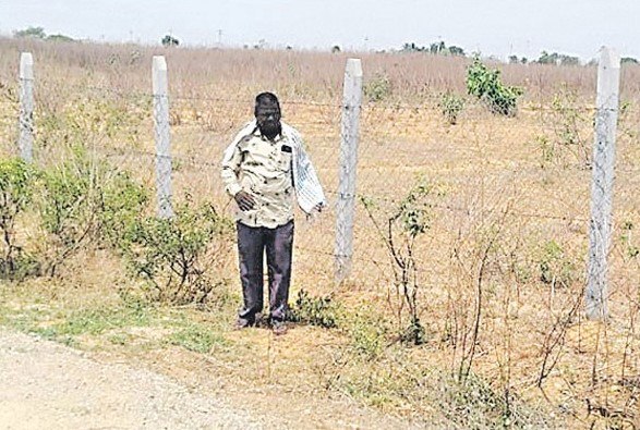 illegal lands in ksheera sagar