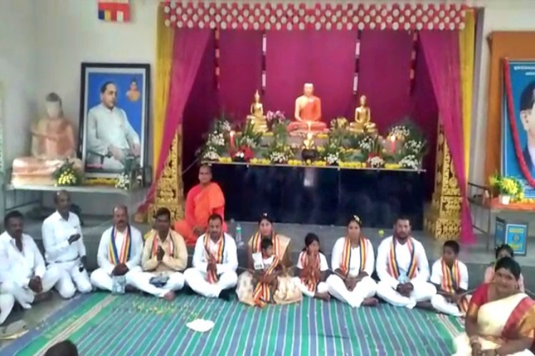 Buddha Poornima celebrated in Chamarajanagar