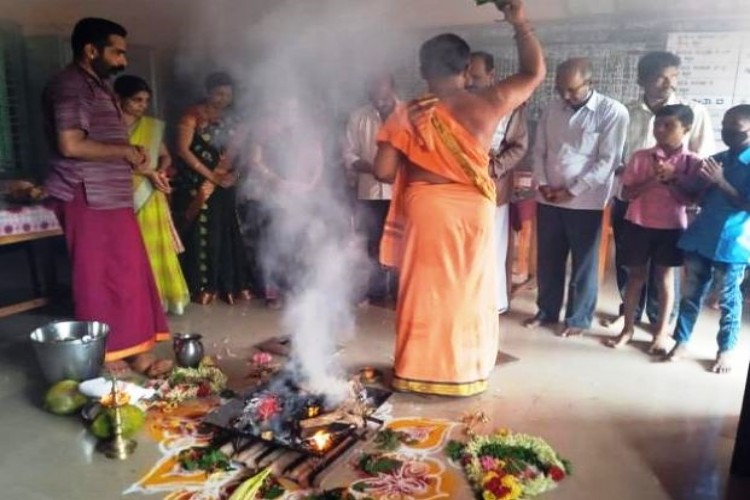 homa havan in dakshina kannada schools