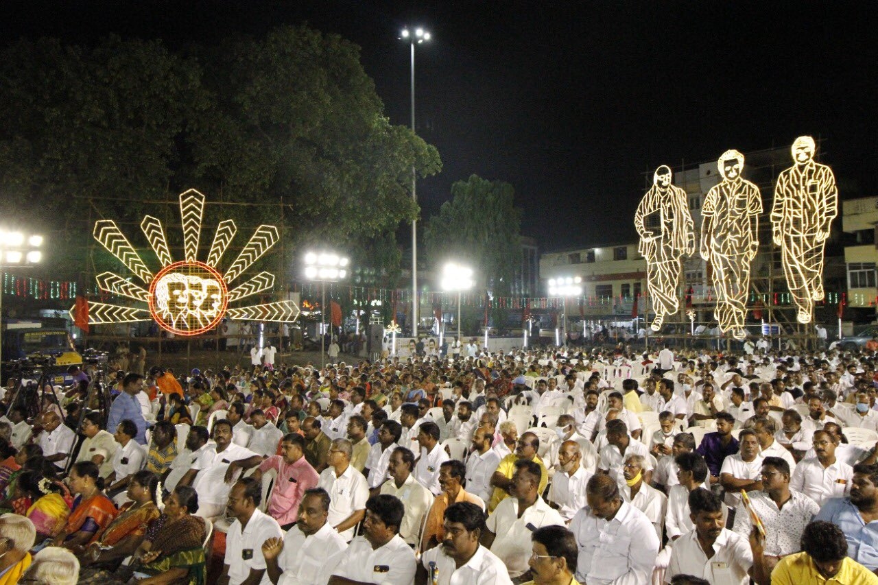 முதலமைச்சர் ஸ்டாலின் தலைமையிலான திராவிட மாடல் ஆட்சியின் ஓராண்டு சாதனை விளக்க பொதுக் கூட்டம்