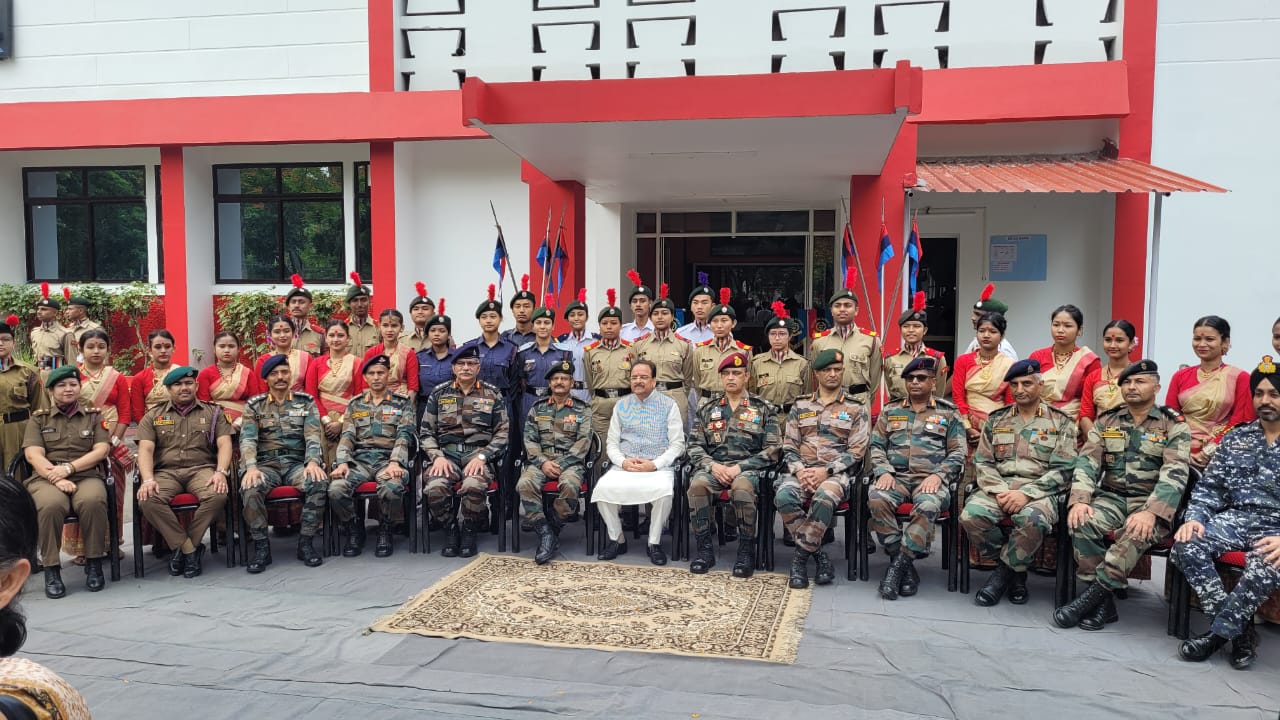 mos-defence-minister-ajay-bhatt-visited-guwahati
