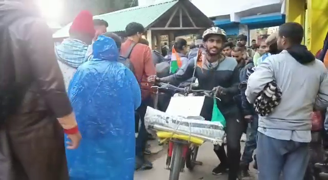 Cycle tour of Shivaji Patil of Maharashtra