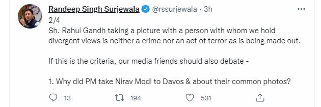 surjewala tweet