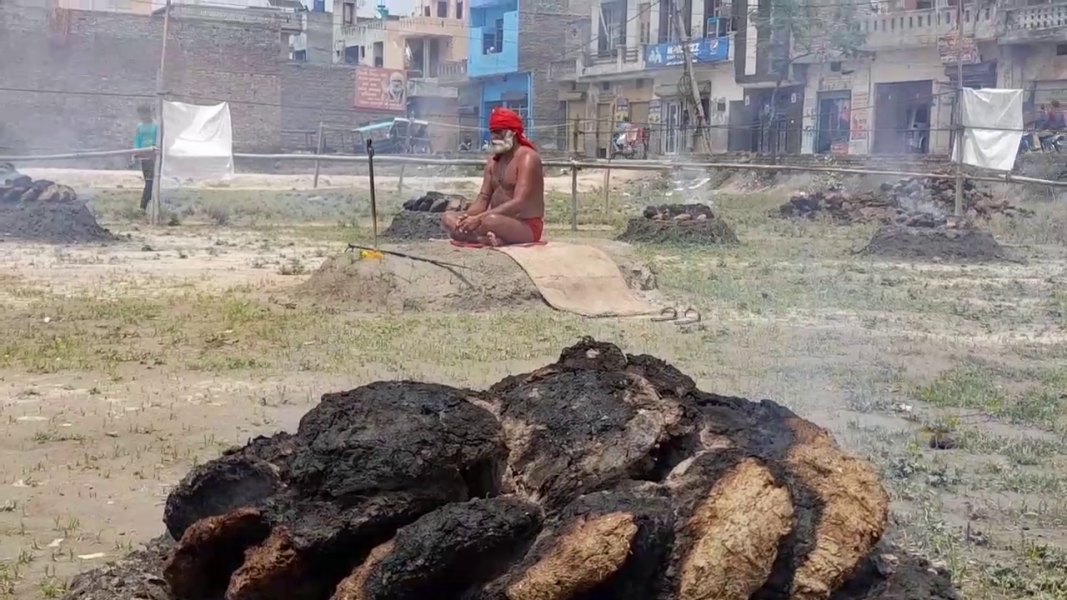 Monk Doing Sadhna In Panipat