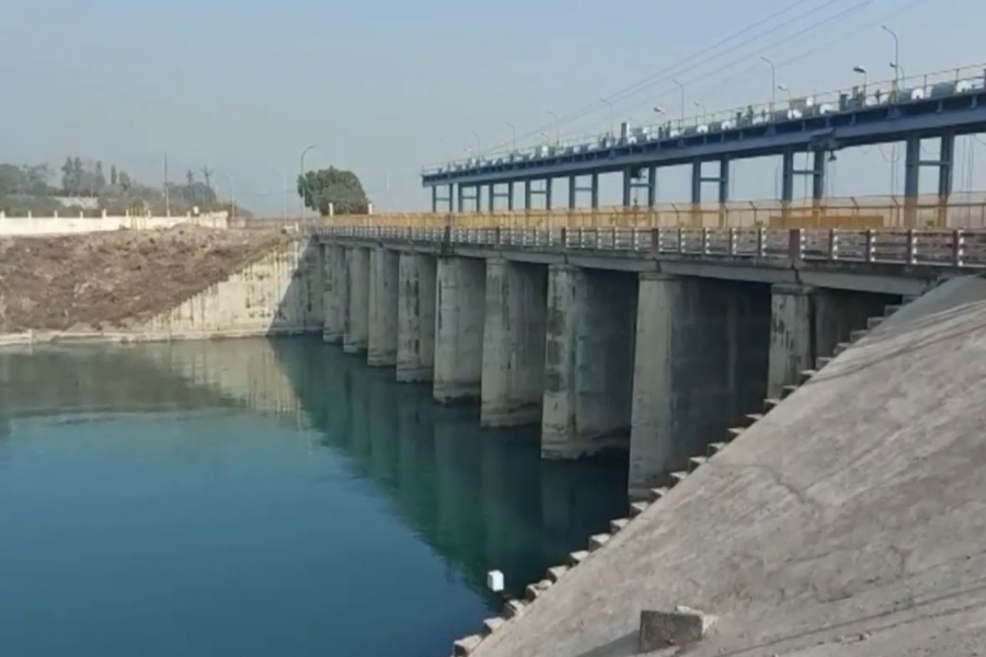 yamunanagar Hathni Kund barrage river bed