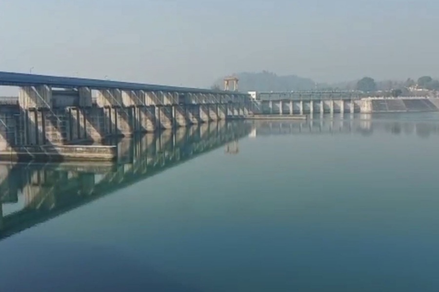 yamunanagar Hathni Kund barrage river bed