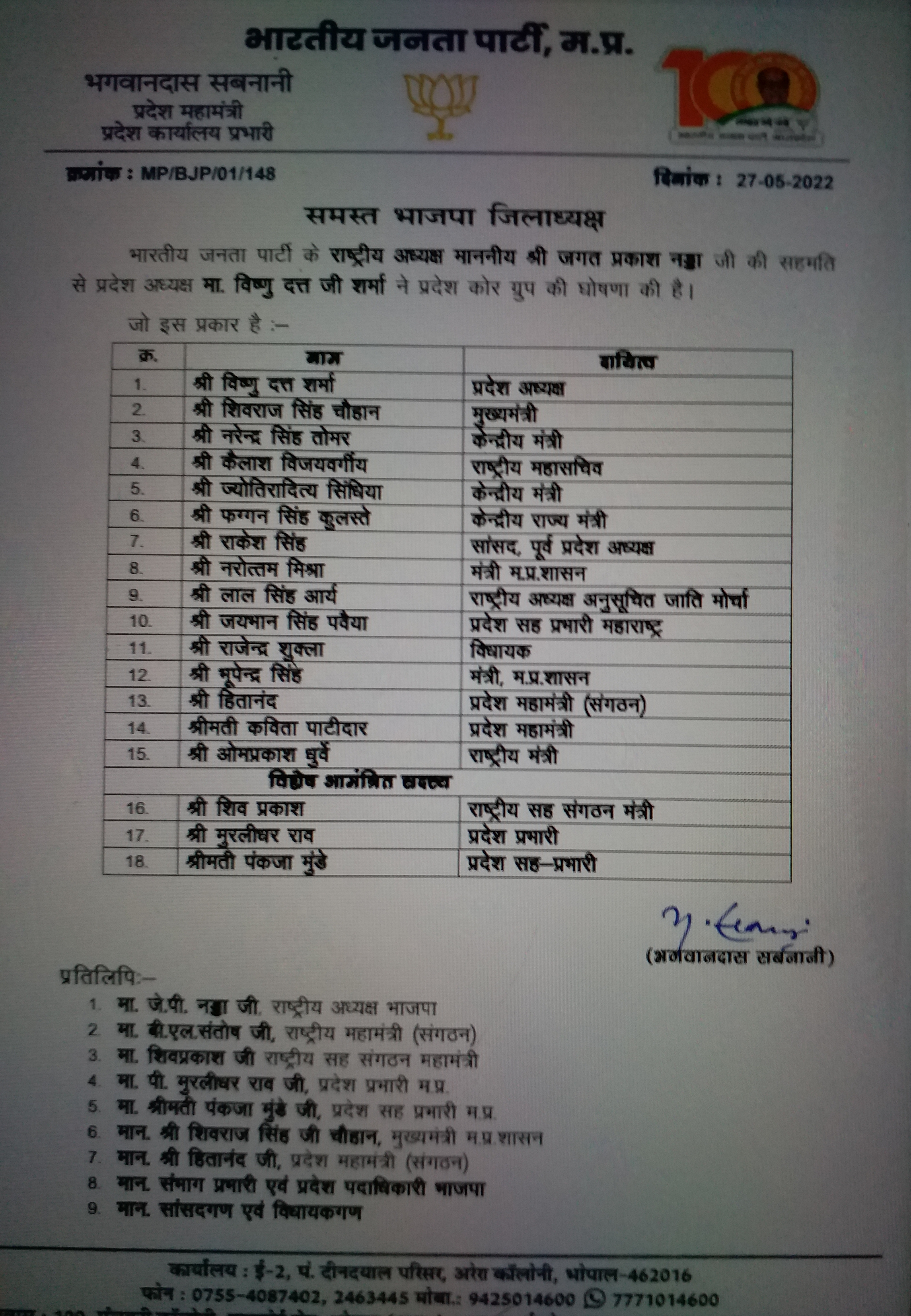Jyotiraditya Scindia included in core group and election committee