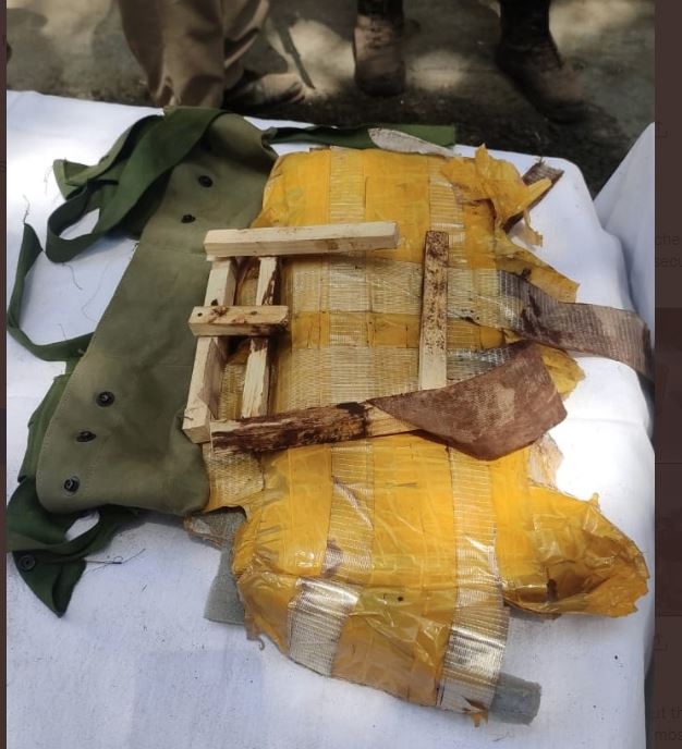 weapons recovered from drone