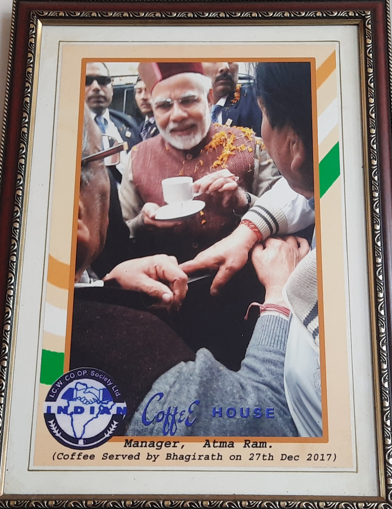 pm modi at Indian Coffee House Shimla