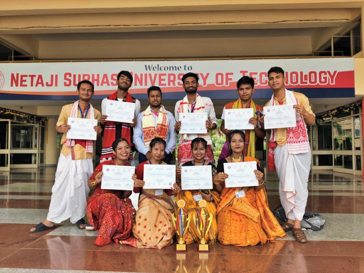 best-contingent-award-to-team-assam-in-national-integration-camp-held-in-nsut