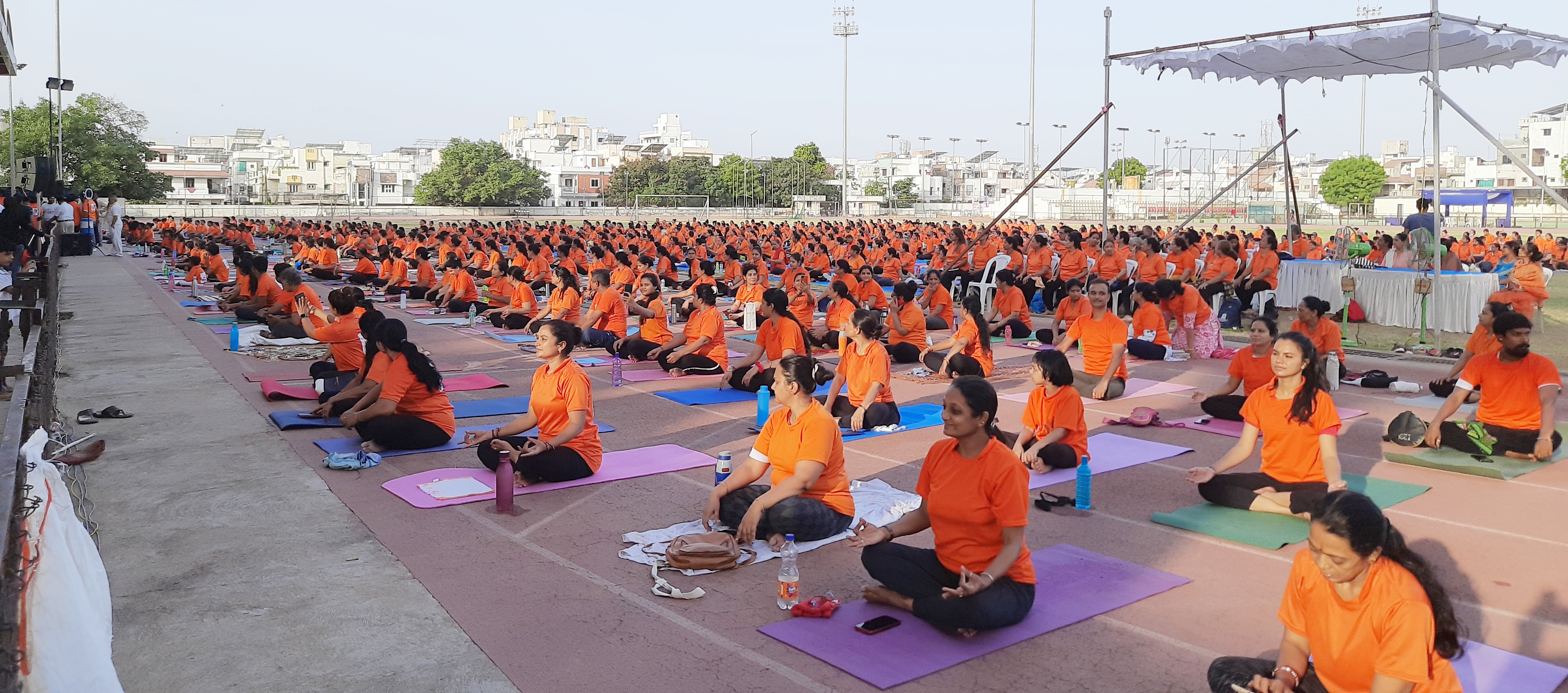 યોગ અને ફિટનેસ અંગે અપાયો સંદેશ