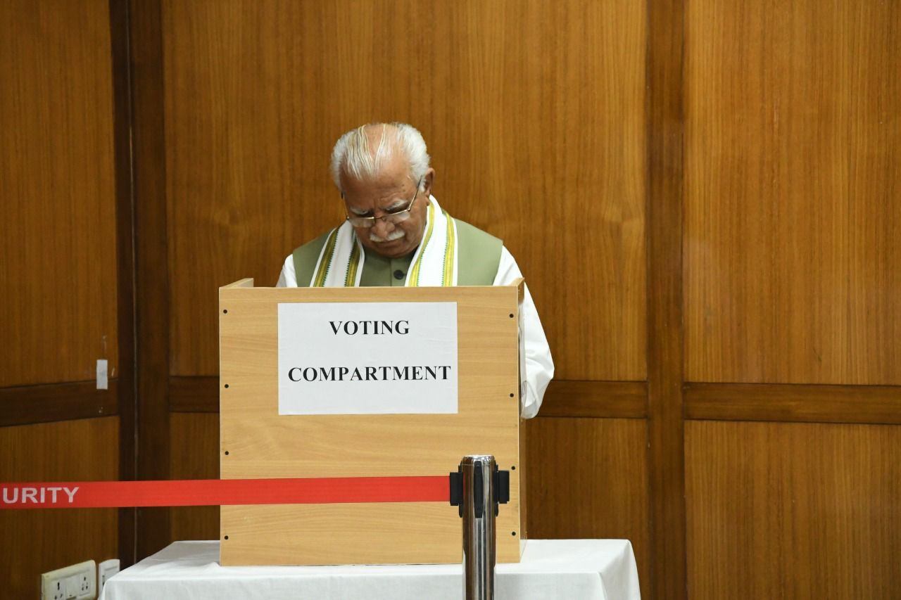 haryana rajya sabha election voting updates