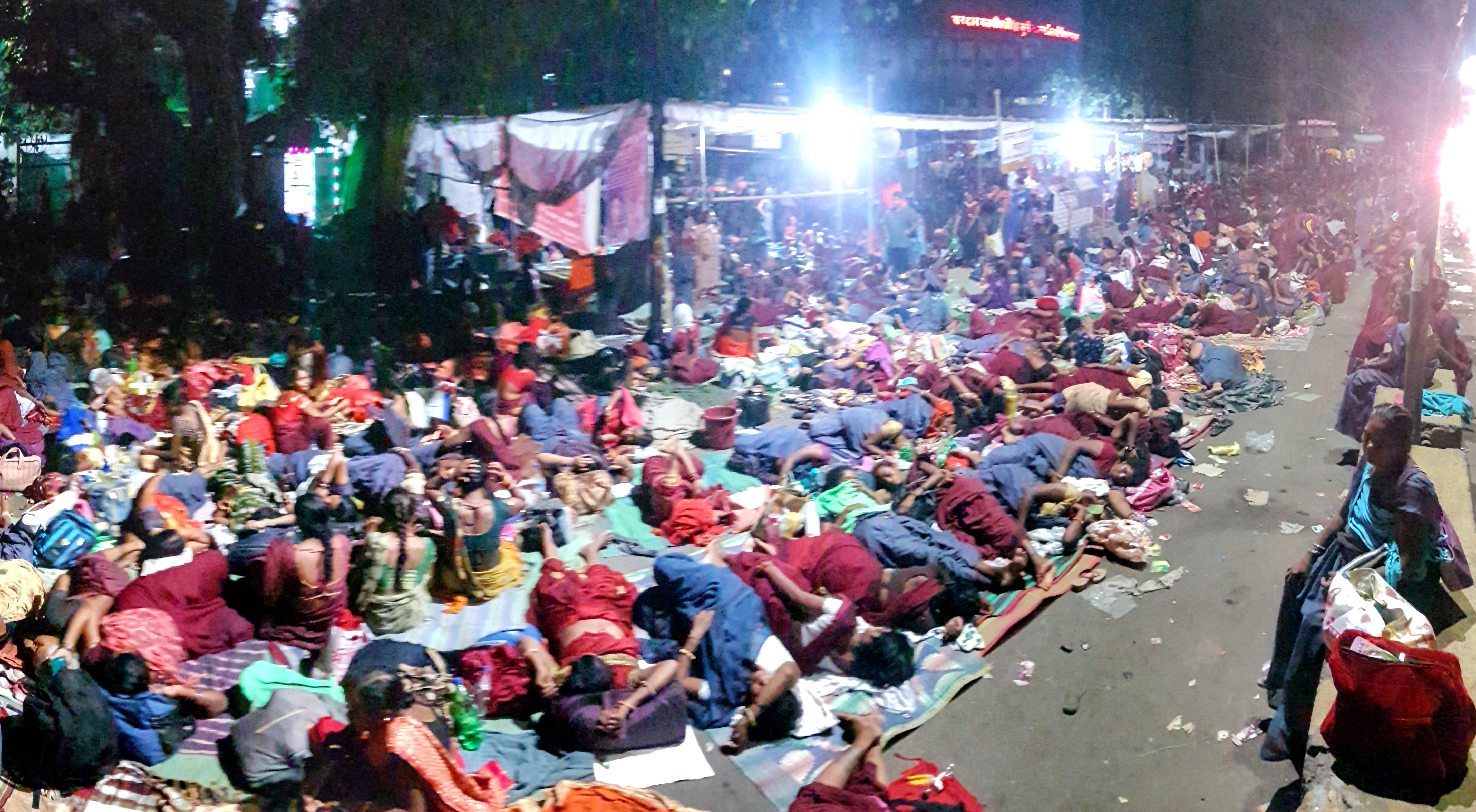 raipur protest for rights