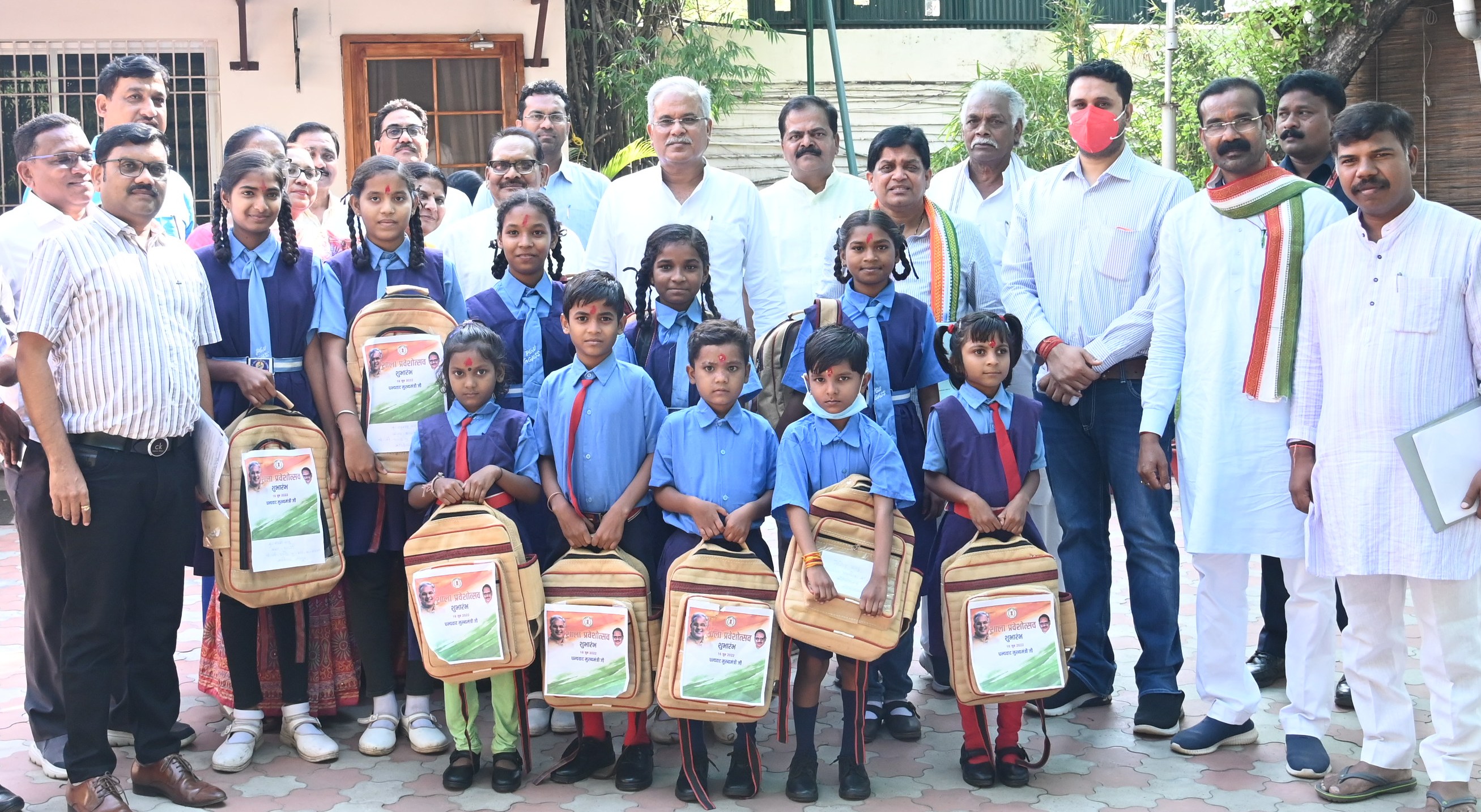 Shala Pravesh festival in chhattisgarh