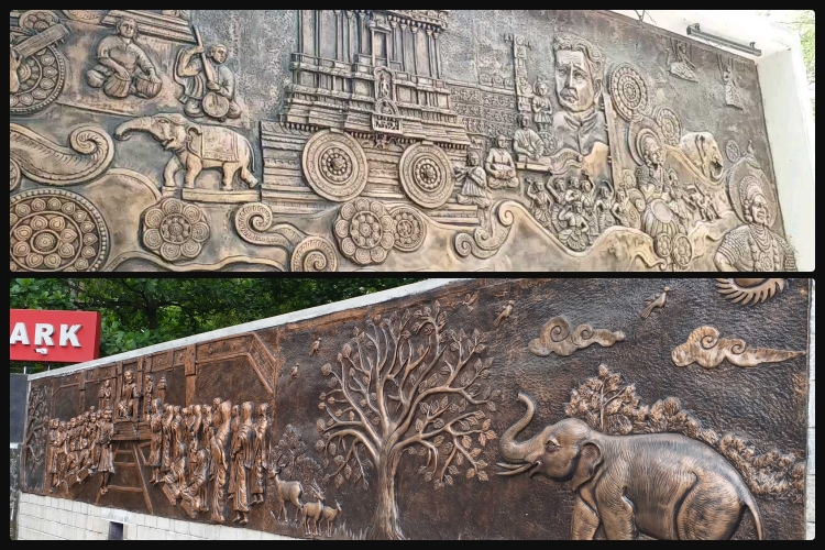 Smart City Mural Arts enhances the beauty of Shivamogga