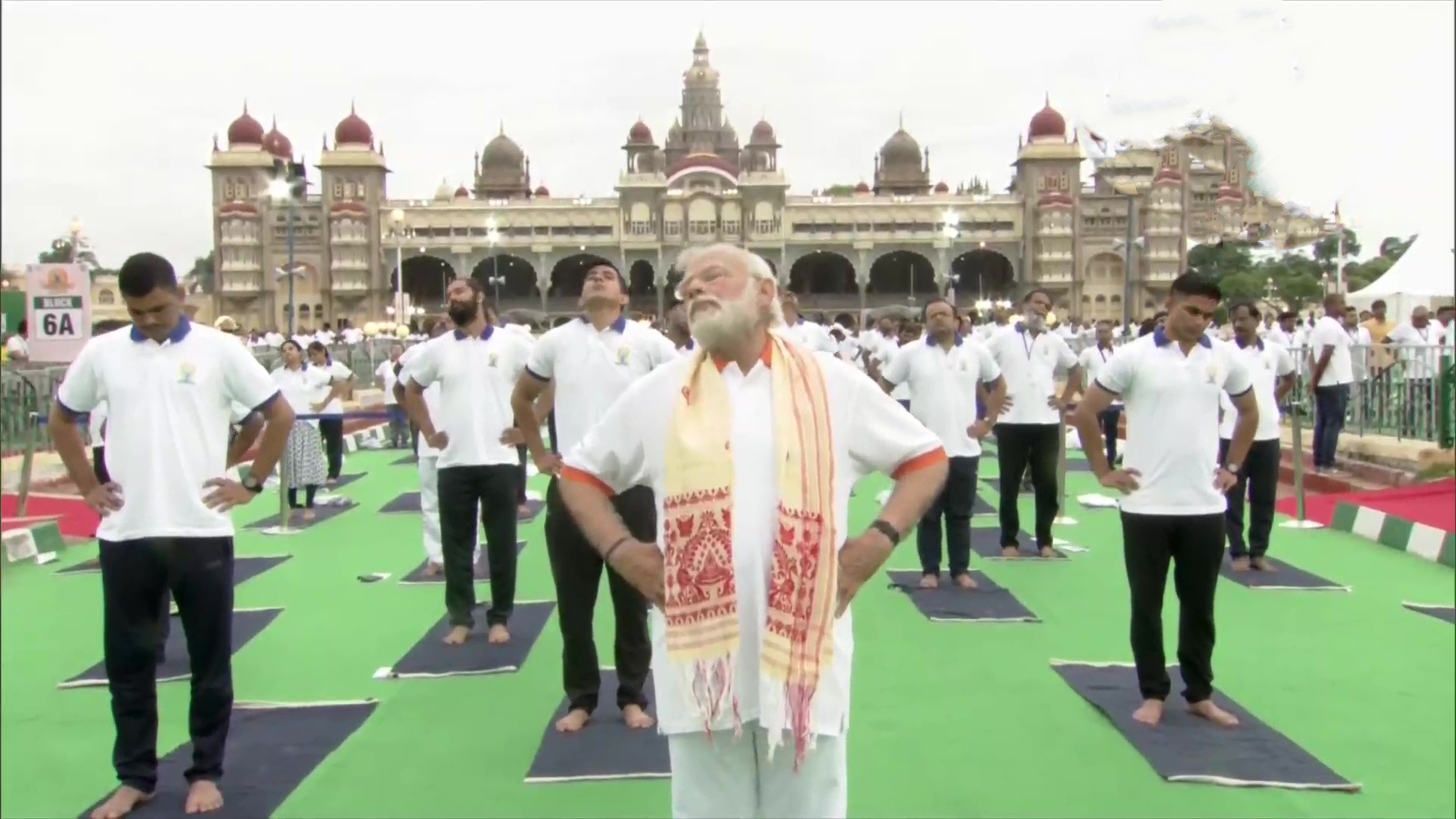 Yoga brings peace to our universe, PM Modi performs Yoga in Mysuru