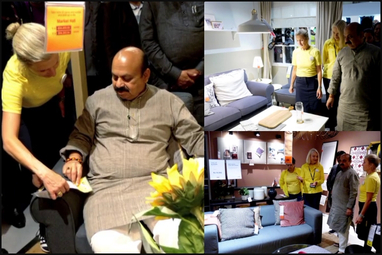 CM Basavaraja Bommai inaugurated 'Ikea' Furniture Shop