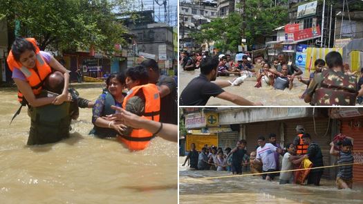 Assam flood: 24 ଘଣ୍ଟାରେ 7 ମୃତ, 107 ଛୁଇଁଲା ମୋଟ ମୃତ୍ୟୁ ସଂଖ୍ୟା