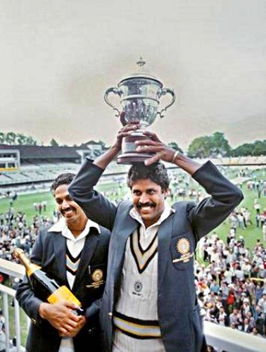 cricket  India win first world cup  Tricolor was hoisted at Lords on this day  India won the World Cup title  भारत  वेस्टइंडीज  टीम इंडिया  1983 विश्व कप  लॉर्ड्स क्रिकेट ग्राउंड