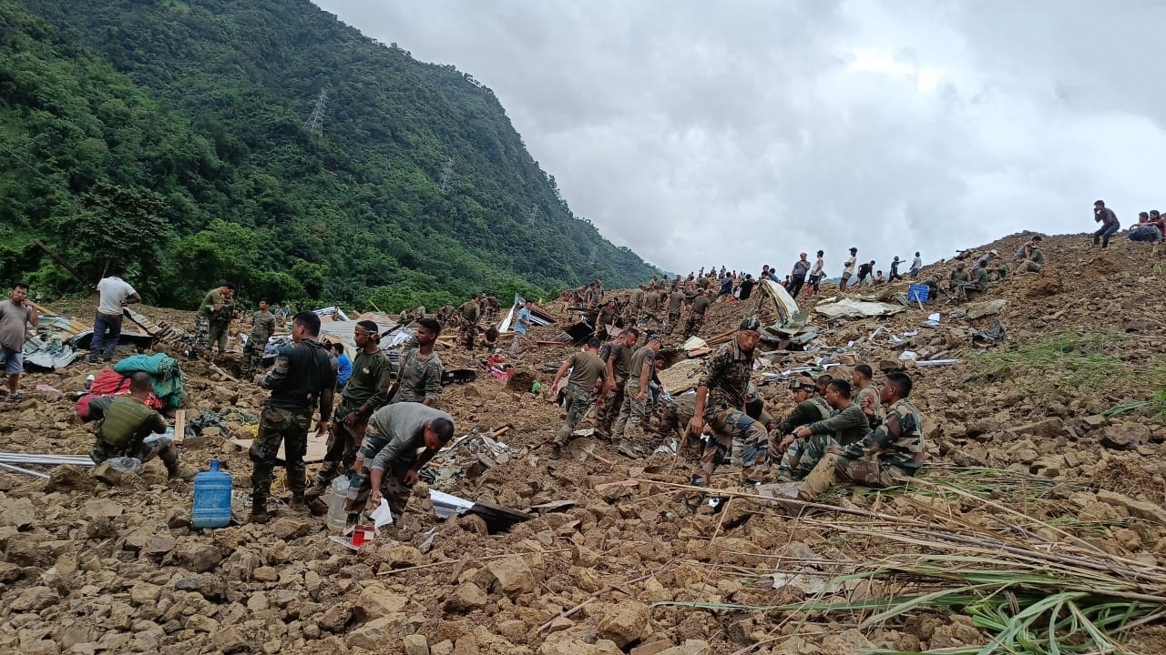 Noney Manipur landslide