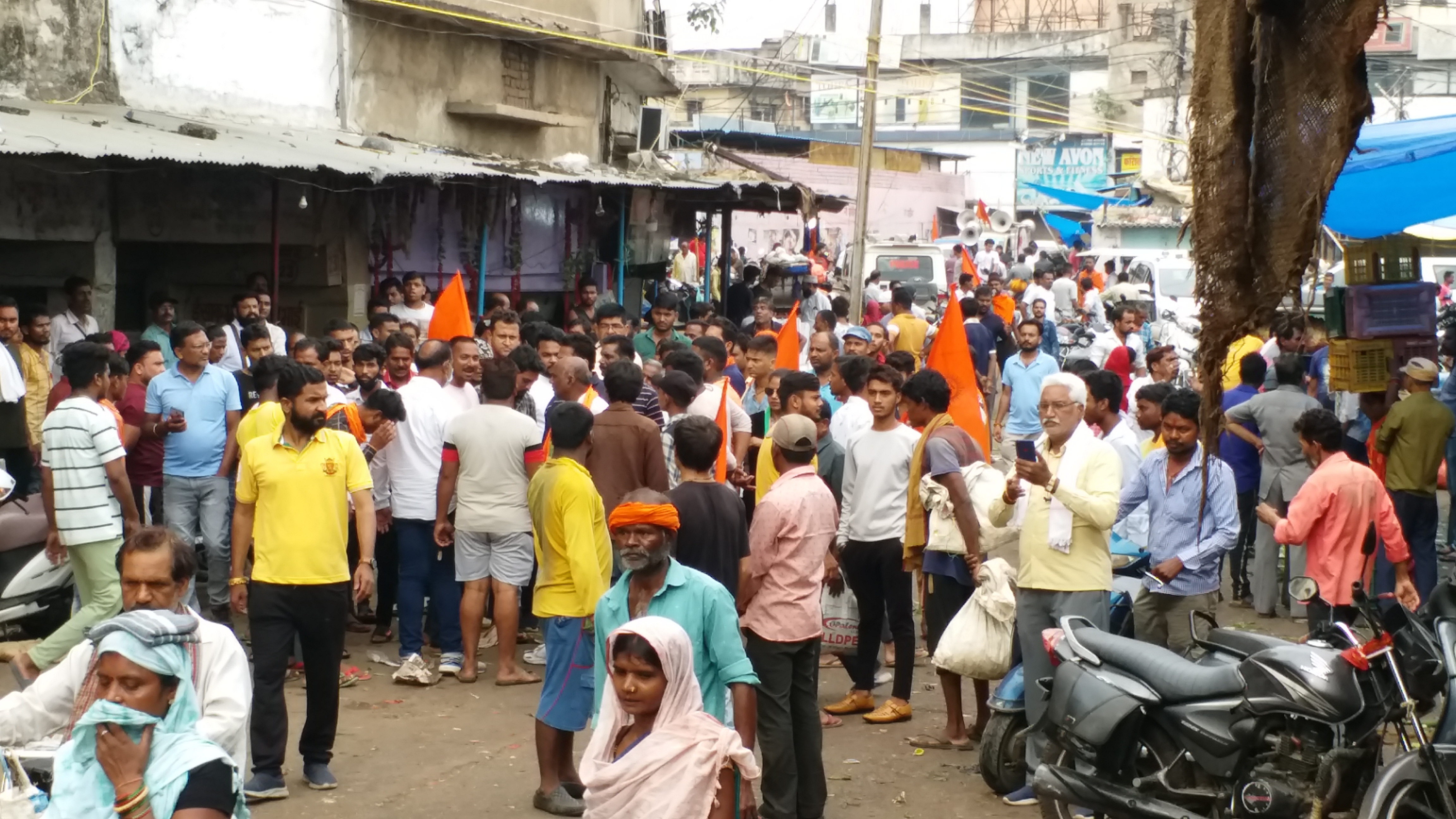 Massive effect of Chhattisgarh bandh in Raipur