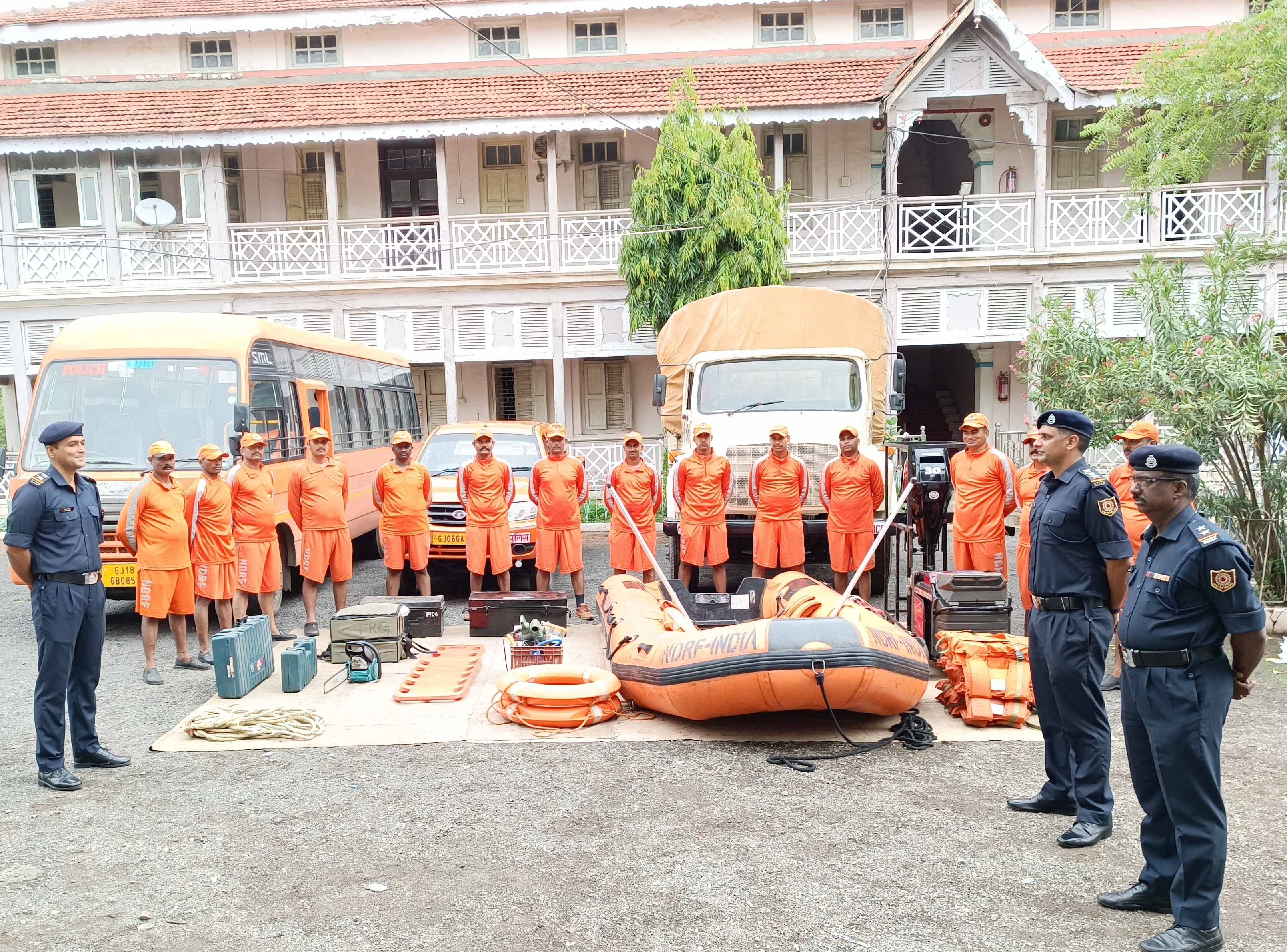 ભાવનગરમાં NDRF ટીમનું આગમન