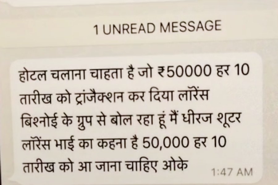 extortion from hotel operator in palwal