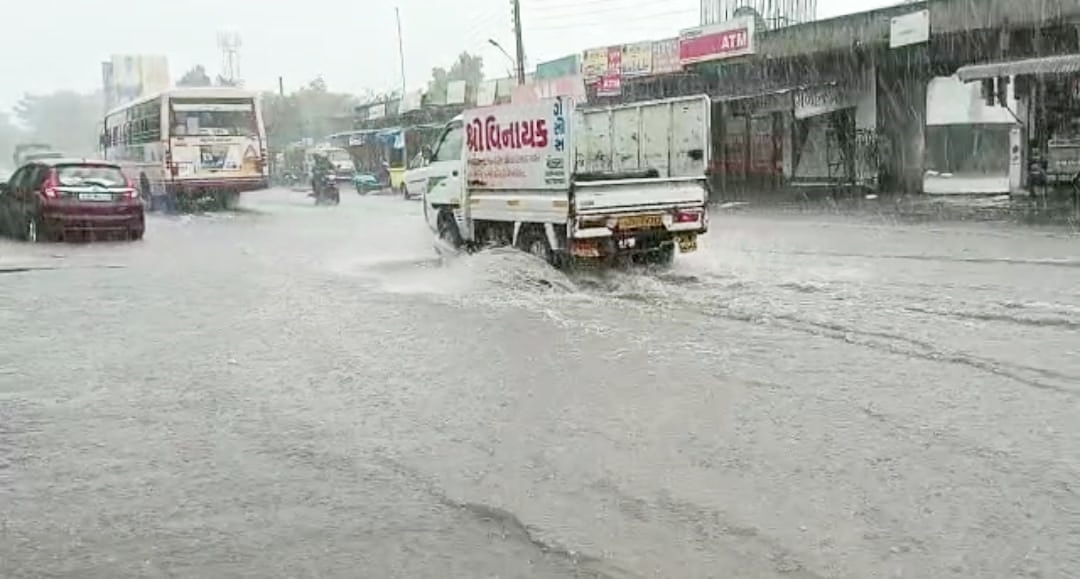 અરવલ્લીમાં ભારે વરસાદ