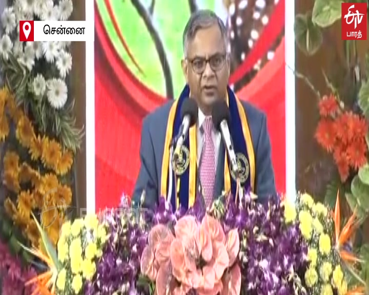 20 ஆண்டுகளில் மருத்துவத்துறை மிகப்பெரிய வளர்ச்சி அடையும் - டாடா சன்ஸ் தலைவர் சந்திரசேகர்!