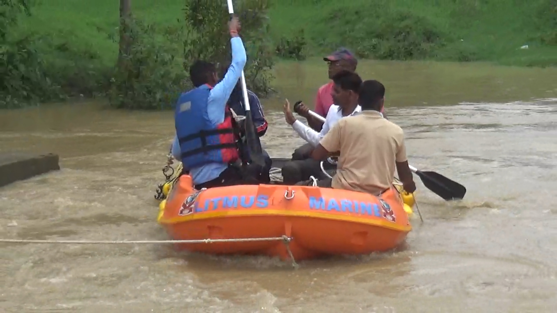 Rescue team searching for missing in Balaghat