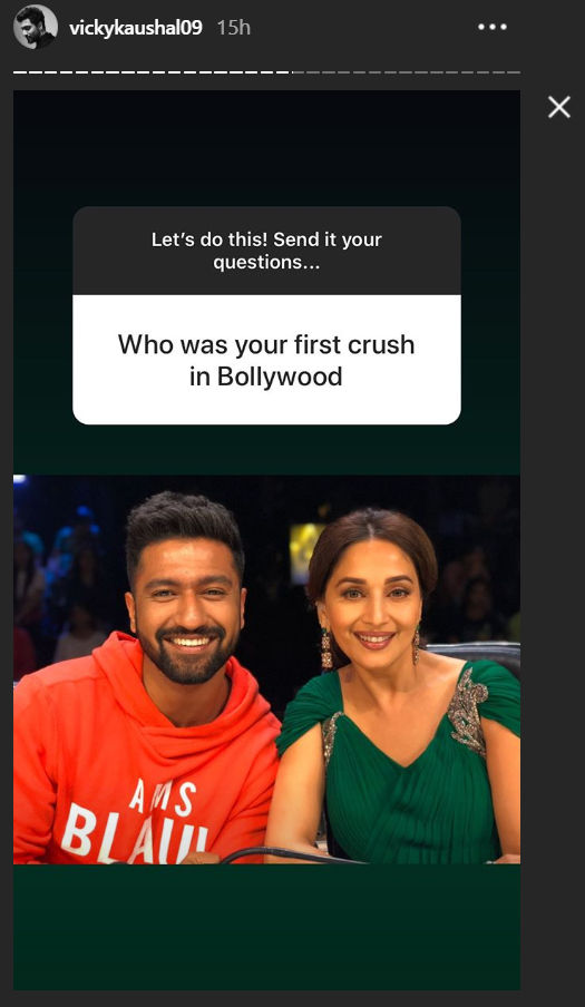 Vicky Kaushal's first crush...